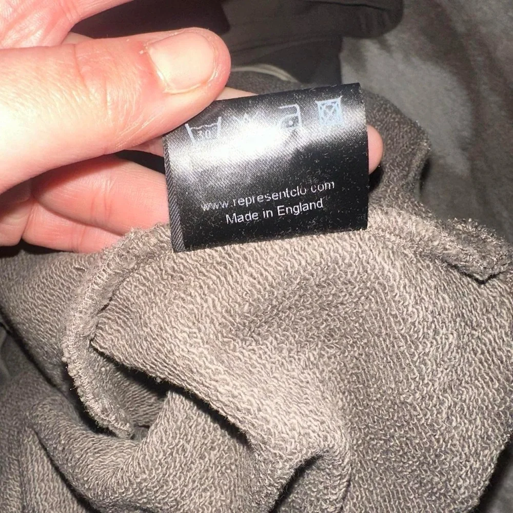 NWT REPRESENT Hell Gray Sweatshirt Hoodie Size Medium - Picture 5 of 6